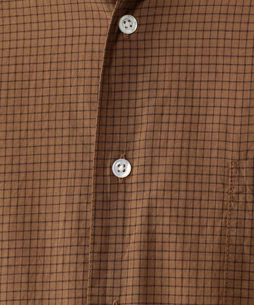 Steven Alan（スティーブンアラン）の「＜Steven Alan＞ DD GRAPH BOX REG BOLD SHIRT/シャツ（シャツ/ブラウス・メンズ・ブラウン/ワインレッド・SMALL/MEDIUM/X-LARGE/LARGE）」の6枚目の写真