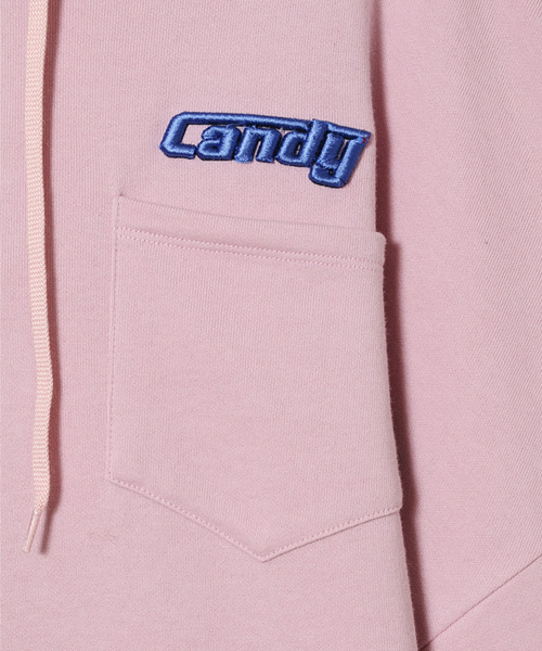 Candy Stripper(キャンディストリッパー)の「GOOD TIME LAYERED HOODIE ワンピース(ワンピース・レディース・ピンク/アイボリー/ブラック・2)」の9枚目の写真