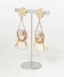 YECCA VECCA | ビーズフリンジイヤリング(イヤリング)