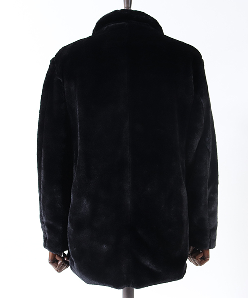 Jih Nunc（ジーヌンク）の「mj5893-フェイクファーブルゾン（ブルゾン・メンズ・ブラック/レオパード・S/M/L）」の11枚目の写真