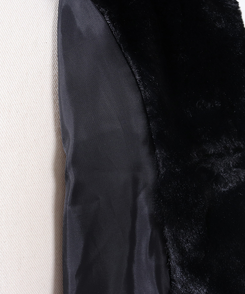 Jih Nunc（ジーヌンク）の「mj5893-フェイクファーブルゾン（ブルゾン・メンズ・ブラック/レオパード・S/M/L）」の19枚目の写真