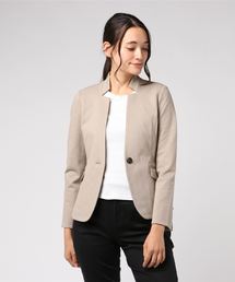 NARACAMICIE | 【セットアップスーツ対応】ポンチスタンドカラージャケット(スーツジャケット)