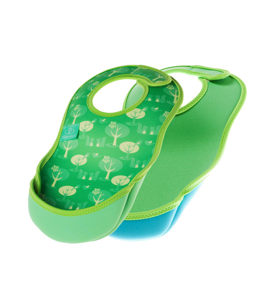 Bibetta（ビベッタ）の「【Bibetta/ビベッタ】ウルトラビブ 2枚入（マグ/哺乳瓶/お食事グッズ・キッズ・グレー系その他/ブルー系その他/レッド系その他/グリーン系その他/ピンク系その他/ブルー系その他2/ブルー系その他3/ブルー系その他4/グレー系その他2/ブルー系その他5/ブルー系その他6/ピンク系その他2/ピンク系その他3/グリーン系その他2・ONESIZE/ONE SIZE）」の3枚目の写真