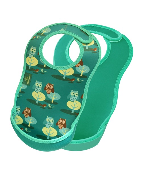 Bibetta（ビベッタ）の「【Bibetta/ビベッタ】ウルトラビブ 2枚入（マグ/哺乳瓶/お食事グッズ・キッズ・グレー系その他/ブルー系その他/レッド系その他/グリーン系その他/ピンク系その他/ブルー系その他2/ブルー系その他3/ブルー系その他4/グレー系その他2/ブルー系その他5/ブルー系その他6/ピンク系その他2/ピンク系その他3/グリーン系その他2・ONESIZE/ONE SIZE）」の4枚目の写真