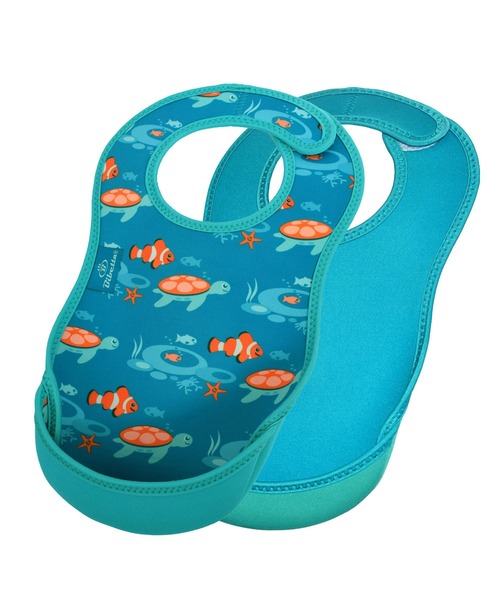 Bibetta（ビベッタ）の「【Bibetta/ビベッタ】ウルトラビブ 2枚入（マグ/哺乳瓶/お食事グッズ・キッズ・グレー系その他/ブルー系その他/レッド系その他/グリーン系その他/ピンク系その他/ブルー系その他2/ブルー系その他3/ブルー系その他4/グレー系その他2/ブルー系その他5/ブルー系その他6/ピンク系その他2/ピンク系その他3/グリーン系その他2・ONESIZE/ONE SIZE）」の9枚目の写真