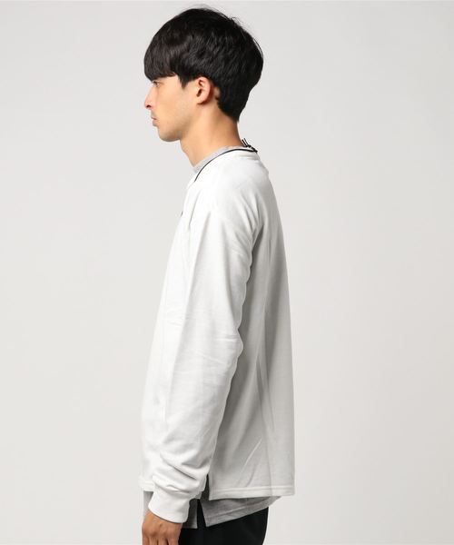 VENCEEXCHANGE（ヴァンスエクスチェンジ）の「アクセ付きミニ裏毛モックネックアンサンブル（Tシャツ/カットソー・メンズ・ホワイト/ブラック/その他21・M/L）」の8枚目の写真