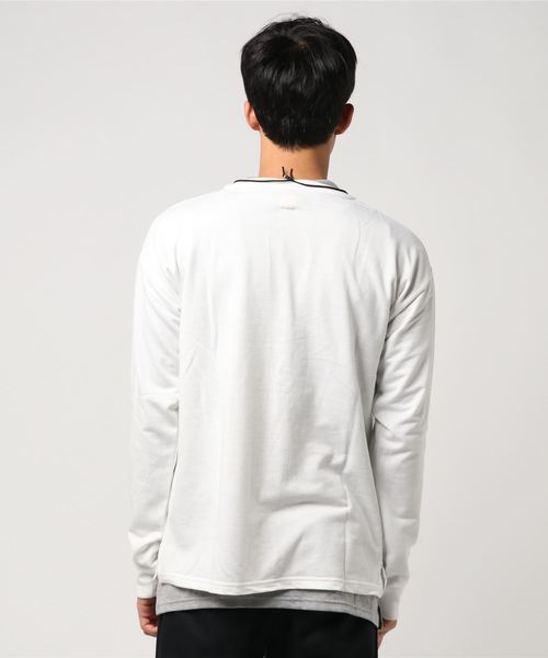 VENCEEXCHANGE（ヴァンスエクスチェンジ）の「アクセ付きミニ裏毛モックネックアンサンブル（Tシャツ/カットソー・メンズ・ホワイト/ブラック/その他21・M/L）」の7枚目の写真