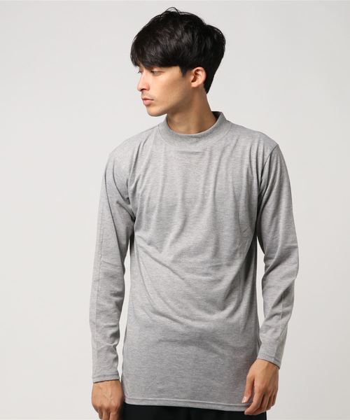 VENCEEXCHANGE（ヴァンスエクスチェンジ）の「アクセ付きミニ裏毛モックネックアンサンブル（Tシャツ/カットソー・メンズ・ホワイト/ブラック/その他21・M/L）」の5枚目の写真