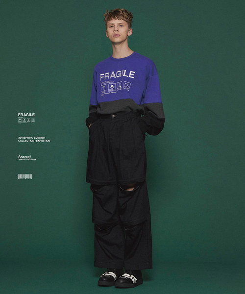 SHAREEF（シャリーフ）の「6.5OZ DENIM ZIP-SLIT PANTS OW（デニム