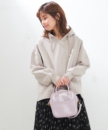 natural couture | 裏起毛キーネックパーカー(スウェット)