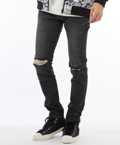 セール ニークラッシュ ダメージ加工 スキニー デニムパンツ デニムパンツ Improves インプローブス のファッション通販 Zozotown セール ニークラッシュ ダメージ加工 スキニー デニムパンツ デニムパンツ Improves インプローブス のファッション通販 Zozotown