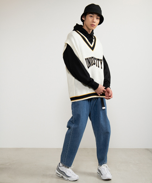 WEGO（ウィゴー）の「WEGO/サガラワッペンチルデンベスト（ベスト・メンズ・ダークグリーン/ホワイト・LARGE/MEDIUM）」の13枚目の写真