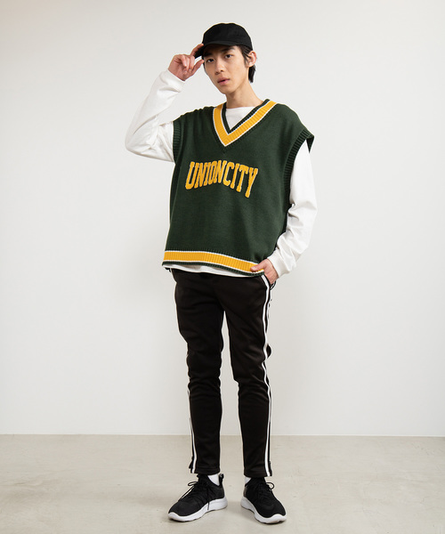 WEGO（ウィゴー）の「WEGO/サガラワッペンチルデンベスト（ベスト・メンズ・ダークグリーン/ホワイト・LARGE/MEDIUM）」の10枚目の写真