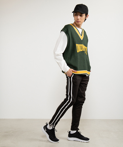 WEGO（ウィゴー）の「WEGO/サガラワッペンチルデンベスト（ベスト・メンズ・ダークグリーン/ホワイト・LARGE/MEDIUM）」の11枚目の写真