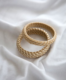 marjour | 2SET RATTAN BANGLE(バングル/リストバンド)