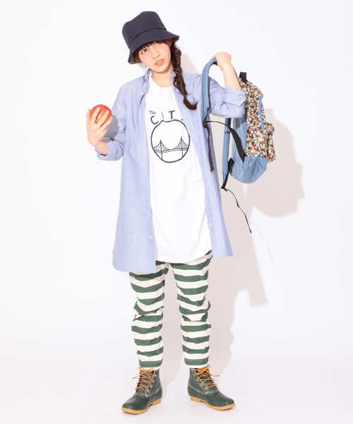 BEAMS BOY(ビームスボーイ)の「NEW STEP / シティロゴ BIG TEE(Tシャツ/カットソー・レディース・ホワイト/レッド/ブルー・ONE SIZE)」の11枚目の写真