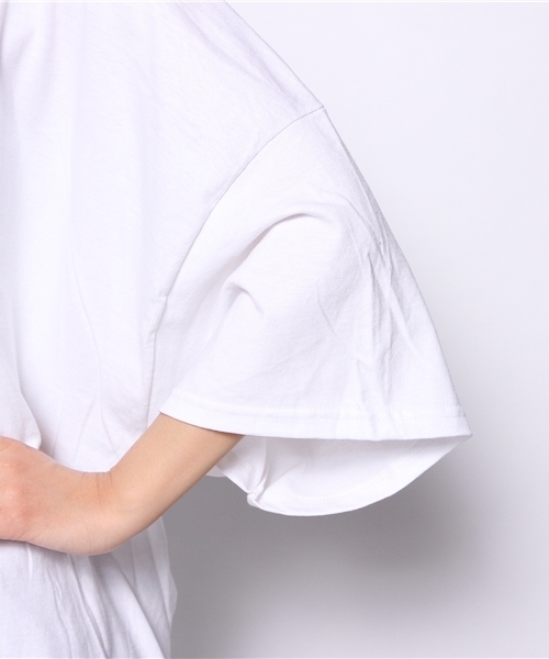 BEAMS BOY(ビームスボーイ)の「NEW STEP / シティロゴ BIG TEE(Tシャツ/カットソー・レディース・ホワイト/レッド/ブルー・ONE SIZE)」の8枚目の写真