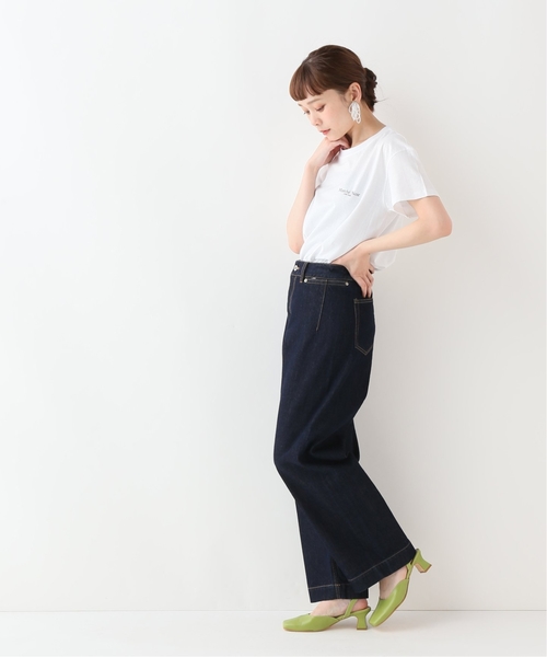 SLOBE IENA(スローブイエナ)の「MARCHE NOIR Logo on the back Tシャツ(Tシャツ/カットソー・レディース・ホワイト・FREE)」の2枚目の写真