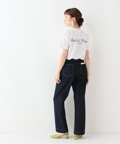 SLOBE IENA(スローブイエナ)の「MARCHE NOIR Logo on the back Tシャツ(Tシャツ/カットソー・レディース・ホワイト・FREE)」の5枚目の写真