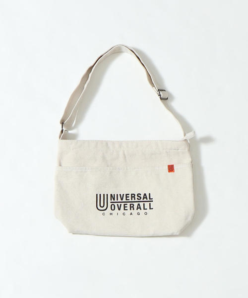 UNIVERSAL OVERALL（ユニバーサルオーバーオール）の「UNIVERSAL OVERALL(ユニバーサルオーバーオール)別注ロゴサコッシュバッグ(ナチュラル⇒WEB限定カラー)（ショルダーバッグ・メンズ・ナチュラル/ブラック/ブラウン・FREE）」の18枚目の写真