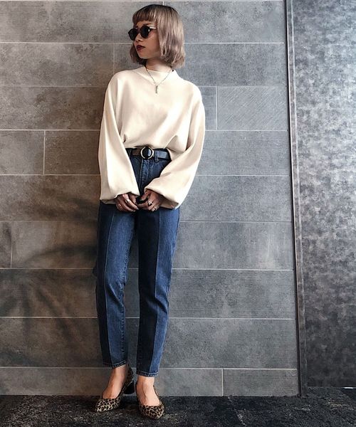 PAGEBOY(ページボーイ)の「【WEB限定】ハイネックボリュームニット(ニット/セーター・レディース・オフホワイト/ブラック/グレー/モカ/ボルドー/グリーン/ラベンダー/ライトベージュ・FREE)」の20枚目の写真