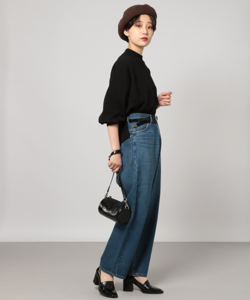 PAGEBOY(ページボーイ)の「【WEB限定】ハイネックボリュームニット(ニット/セーター・レディース・オフホワイト/ブラック/グレー/モカ/ボルドー/グリーン/ラベンダー/ライトベージュ・FREE)」の11枚目の写真