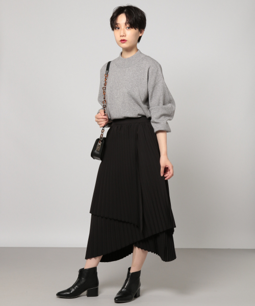 PAGEBOY(ページボーイ)の「【WEB限定】ハイネックボリュームニット(ニット/セーター・レディース・オフホワイト/ブラック/グレー/モカ/ボルドー/グリーン/ラベンダー/ライトベージュ・FREE)」の18枚目の写真