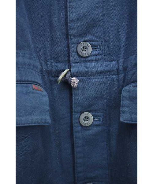 ブランド古着】コーデュロイ素材切替ミリタリーコート（モッズコート