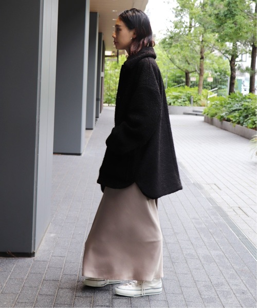 journal standard L'essage(ジャーナルスタンダードレサージュ)の「ECOPELボアブルゾン◆(ブルゾン・レディース・ブラック/ベージュ・FREE)」の11枚目の写真