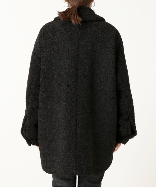 journal standard L'essage(ジャーナルスタンダードレサージュ)の「ECOPELボアブルゾン◆(ブルゾン・レディース・ブラック/ベージュ・FREE)」の22枚目の写真