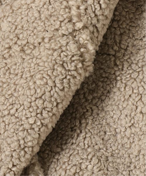 journal standard L'essage(ジャーナルスタンダードレサージュ)の「ECOPELボアブルゾン◆(ブルゾン・レディース・ブラック/ベージュ・FREE)」の10枚目の写真