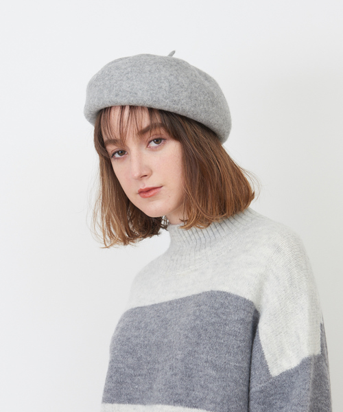 2 あたたかい メリノウール ころころ ベレー帽 ハンチング ベレー帽 Collex コレックス のファッション通販 Zozotown