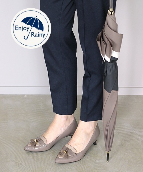 JELLY BEANS(ジェリービーンズ)の「【レイン対応】タッセルレインパンプス【Made in Japan】(325-6597)JELLY BEANS(ジェリービーンズ)(レインシューズ・レディース・ブラック/ダークブラウン/グレイッシュベージュ/ホワイト・23/24/22.5/24.5/23.5/22/25)」の17枚目の写真