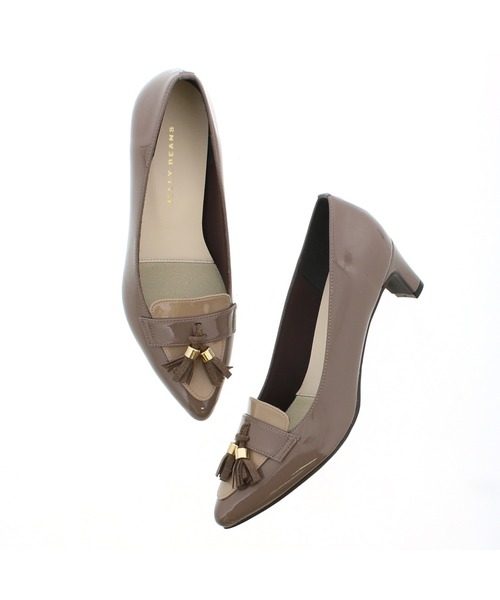 JELLY BEANS(ジェリービーンズ)の「【レイン対応】タッセルレインパンプス【Made in Japan】(325-6597)JELLY BEANS(ジェリービーンズ)(レインシューズ・レディース・ブラック/ダークブラウン/グレイッシュベージュ/ホワイト・23/24/22.5/24.5/23.5/22/25)」の18枚目の写真