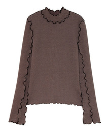 Candy Stripper | WAVY RIB トップス(Tシャツ/カットソー)