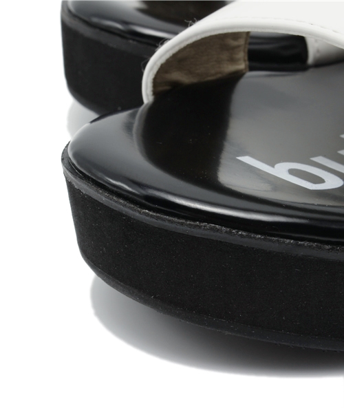 bulle de savon（ビュルデサボン）の「配色厚底          サンダル（サンダル・レディース・ホワイト/レッド・SMALL）」の6枚目の写真