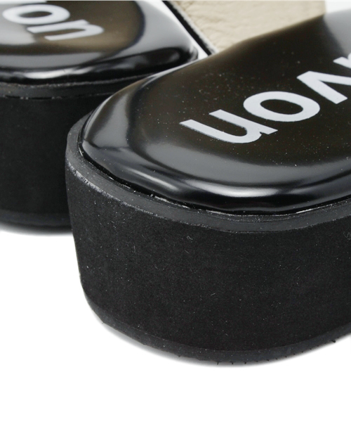 bulle de savon（ビュルデサボン）の「配色厚底          サンダル（サンダル・レディース・ホワイト/レッド・SMALL）」の8枚目の写真