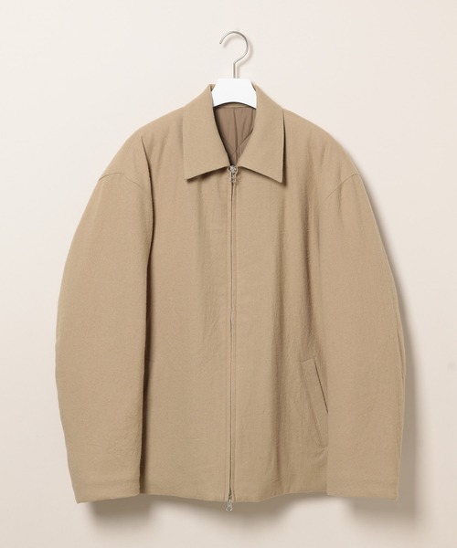 ADAM ET ROPE'(アダムエロペ)の「ウールサージ 中綿キルトブルゾン(ブルゾン・メンズ・ベージュ系その他2/カーキ・L/M)」の9枚目の写真