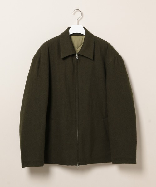 ADAM ET ROPE'(アダムエロペ)の「ウールサージ 中綿キルトブルゾン(ブルゾン・メンズ・ベージュ系その他2/カーキ・L/M)」の8枚目の写真