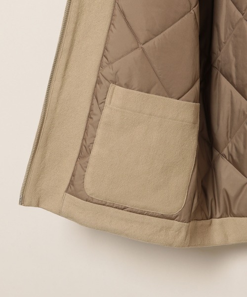 ADAM ET ROPE'(アダムエロペ)の「ウールサージ 中綿キルトブルゾン(ブルゾン・メンズ・ベージュ系その他2/カーキ・L/M)」の17枚目の写真