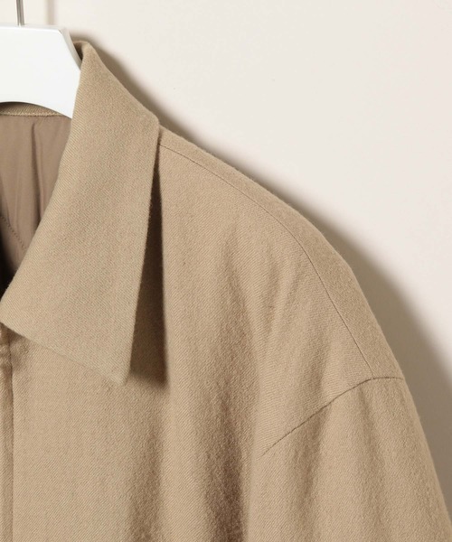 ADAM ET ROPE'(アダムエロペ)の「ウールサージ 中綿キルトブルゾン(ブルゾン・メンズ・ベージュ系その他2/カーキ・L/M)」の12枚目の写真