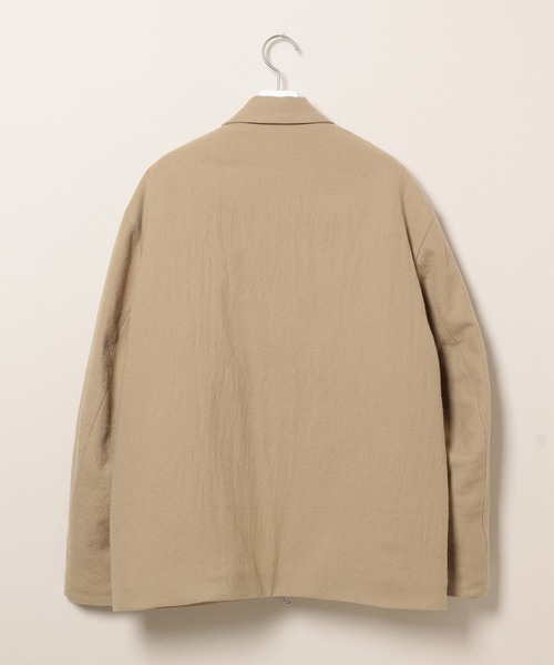 ADAM ET ROPE'(アダムエロペ)の「ウールサージ 中綿キルトブルゾン(ブルゾン・メンズ・ベージュ系その他2/カーキ・L/M)」の10枚目の写真