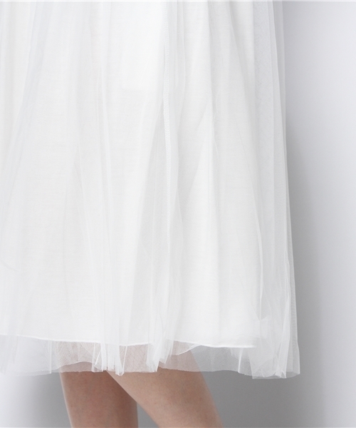 MOUSSY（マウジー）の「TULLE SKIRT（スカート・レディース・ホワイト/グレー/ブラック・1/2）」の7枚目の写真