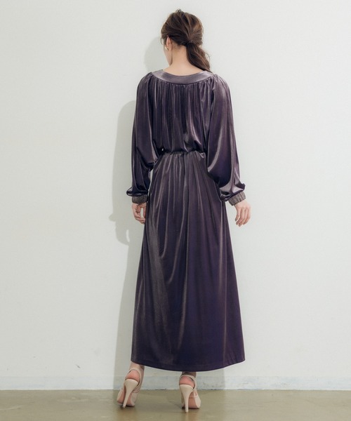 LA BELLE ETUDE（ラベルエチュード）の「【LA BELLE ETUDE】【Belle vintage】BELLEドレスⅡ（ドレス・レディース・レッド/ダークパープル/ワイン・FREE）」の19枚目の写真