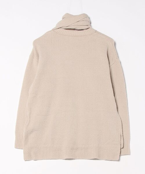 KOBE LETTUCE（コウベレタス）の「[2点SET]ふわふわゆったりニットプルオーバー＆マフラーセット（ニット/セーター・レディース・ベージュ/ブルー/ピンク系その他・FREE）」の14枚目の写真