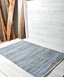 B.I.D.（ビーアイディー）の「《DENIM CHINDY CENTER RUG(L) 》（ラグ/マット）」
