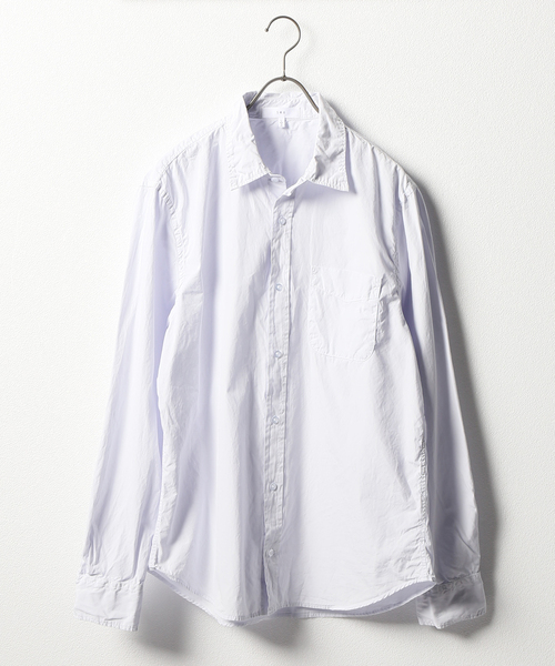SAVE KHAKI UNITED（セーブカーキユナイテッド）の「SAVE KHAKI UNITED POPLIN STANDARD SHIRT（シャツ/ブラウス・メンズ・ホワイト/ライトブルー/ブラック/ネイビー/ピンク/モスグリーン/バイオレット/シャーベット・SMALL/MEDIUM/LARGE/X-SMALL）」の6枚目の写真