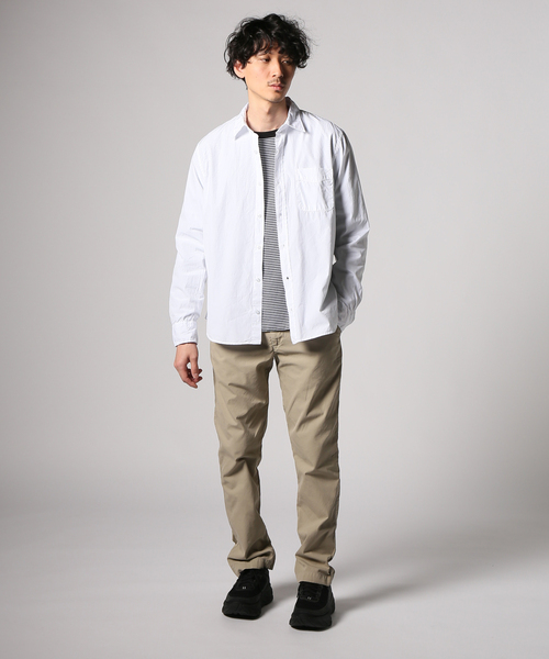 SAVE KHAKI UNITED（セーブカーキユナイテッド）の「SAVE KHAKI UNITED POPLIN STANDARD SHIRT（シャツ/ブラウス・メンズ・ホワイト/ライトブルー/ブラック/ネイビー/ピンク/モスグリーン/バイオレット/シャーベット・SMALL/MEDIUM/LARGE/X-SMALL）」の9枚目の写真
