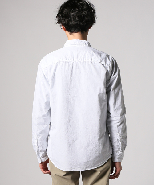 SAVE KHAKI UNITED（セーブカーキユナイテッド）の「SAVE KHAKI UNITED POPLIN STANDARD SHIRT（シャツ/ブラウス・メンズ・ホワイト/ライトブルー/ブラック/ネイビー/ピンク/モスグリーン/バイオレット/シャーベット・SMALL/MEDIUM/LARGE/X-SMALL）」の13枚目の写真