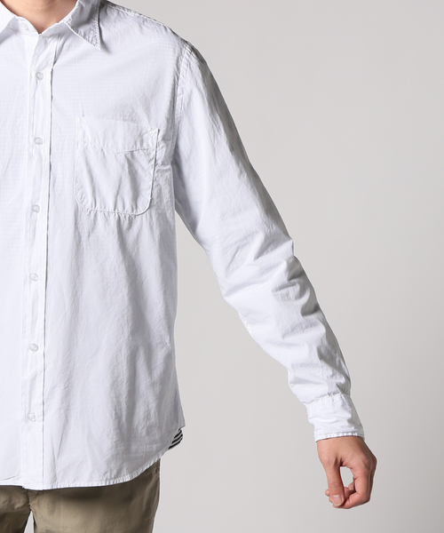 SAVE KHAKI UNITED（セーブカーキユナイテッド）の「SAVE KHAKI UNITED POPLIN STANDARD SHIRT（シャツ/ブラウス・メンズ・ホワイト/ライトブルー/ブラック/ネイビー/ピンク/モスグリーン/バイオレット/シャーベット・SMALL/MEDIUM/LARGE/X-SMALL）」の16枚目の写真